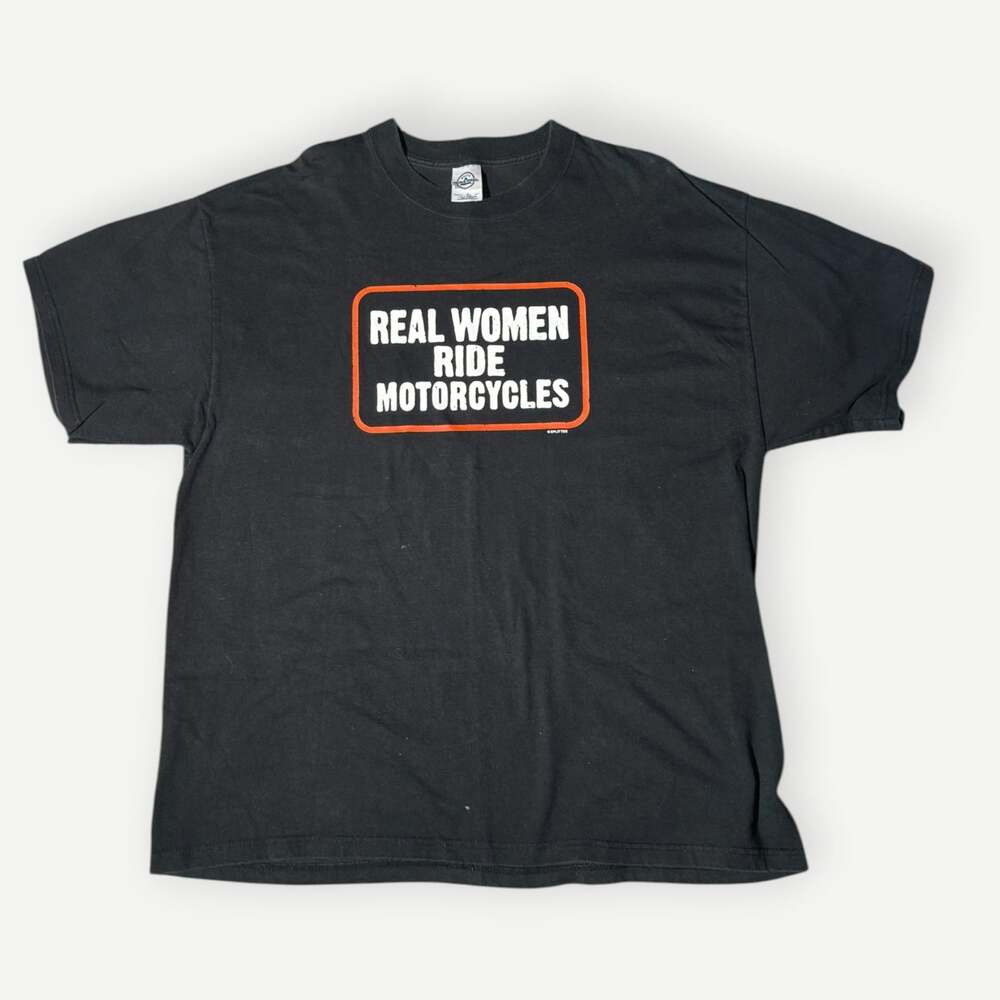 Vintage Real Women Ride Motorcycles Graphic T-Shirt